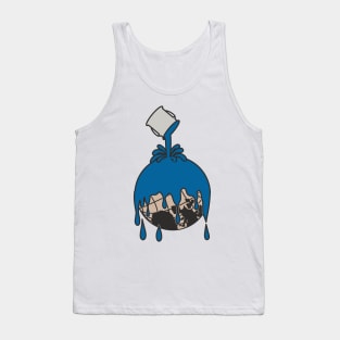 Real Paint (Blue) Tank Top